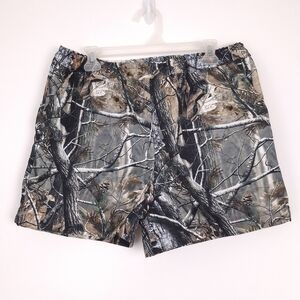 MNML Summer Shorts Branch Camo hunter realistic ripstop elastic drawstring waist